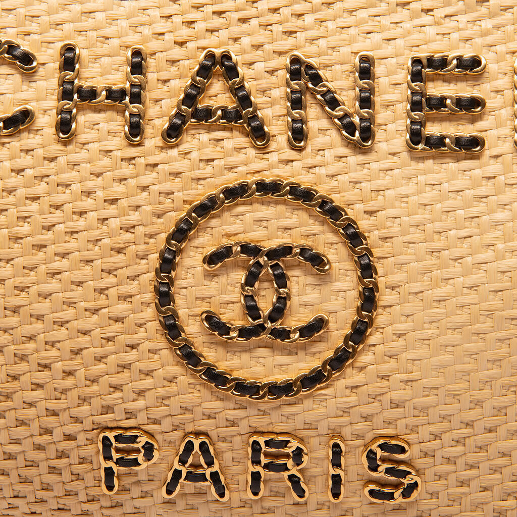 Chanel Deauville Raffia Tote