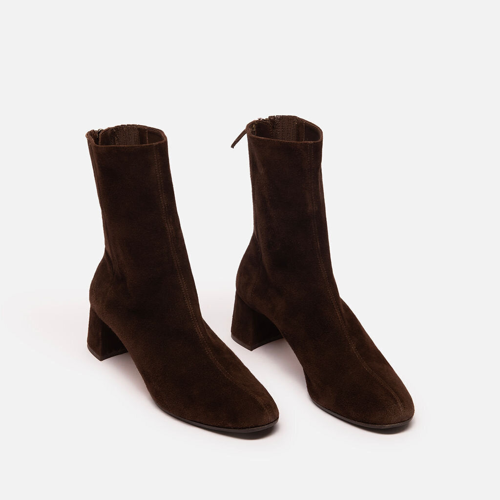 Aquazzura Brown Suede Short Boots