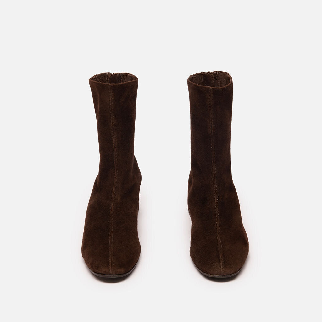 Aquazzura Brown Suede Short Boots