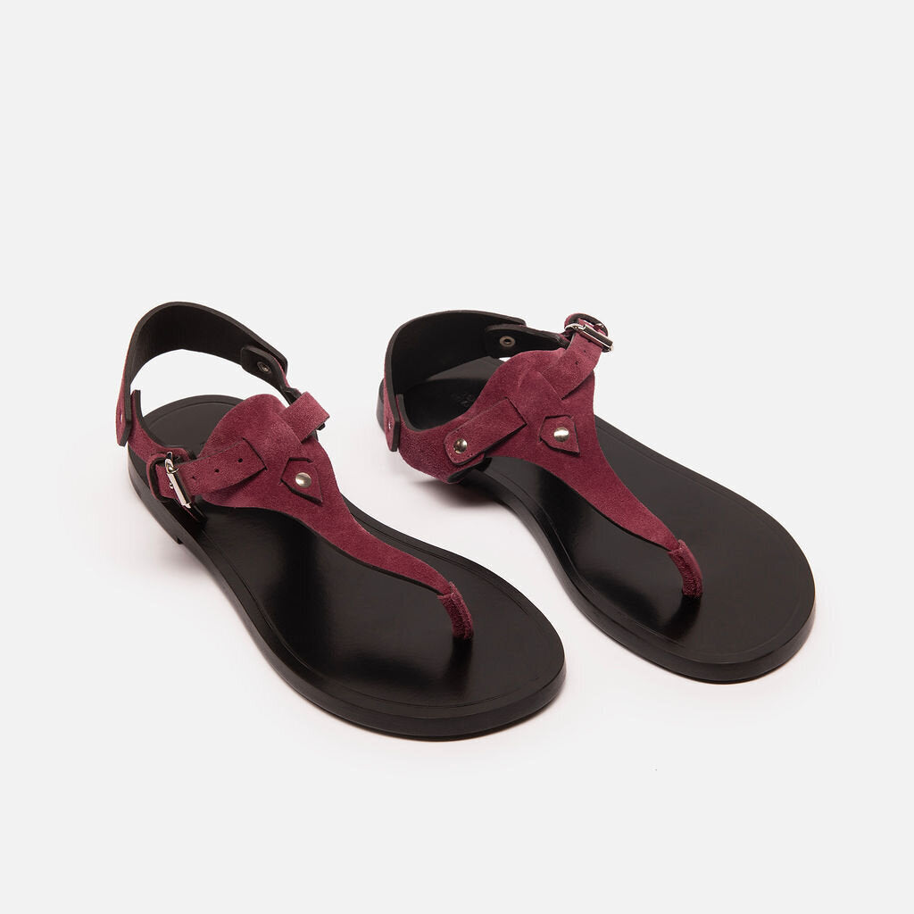 Isabel Marant Purple Suede Sandal