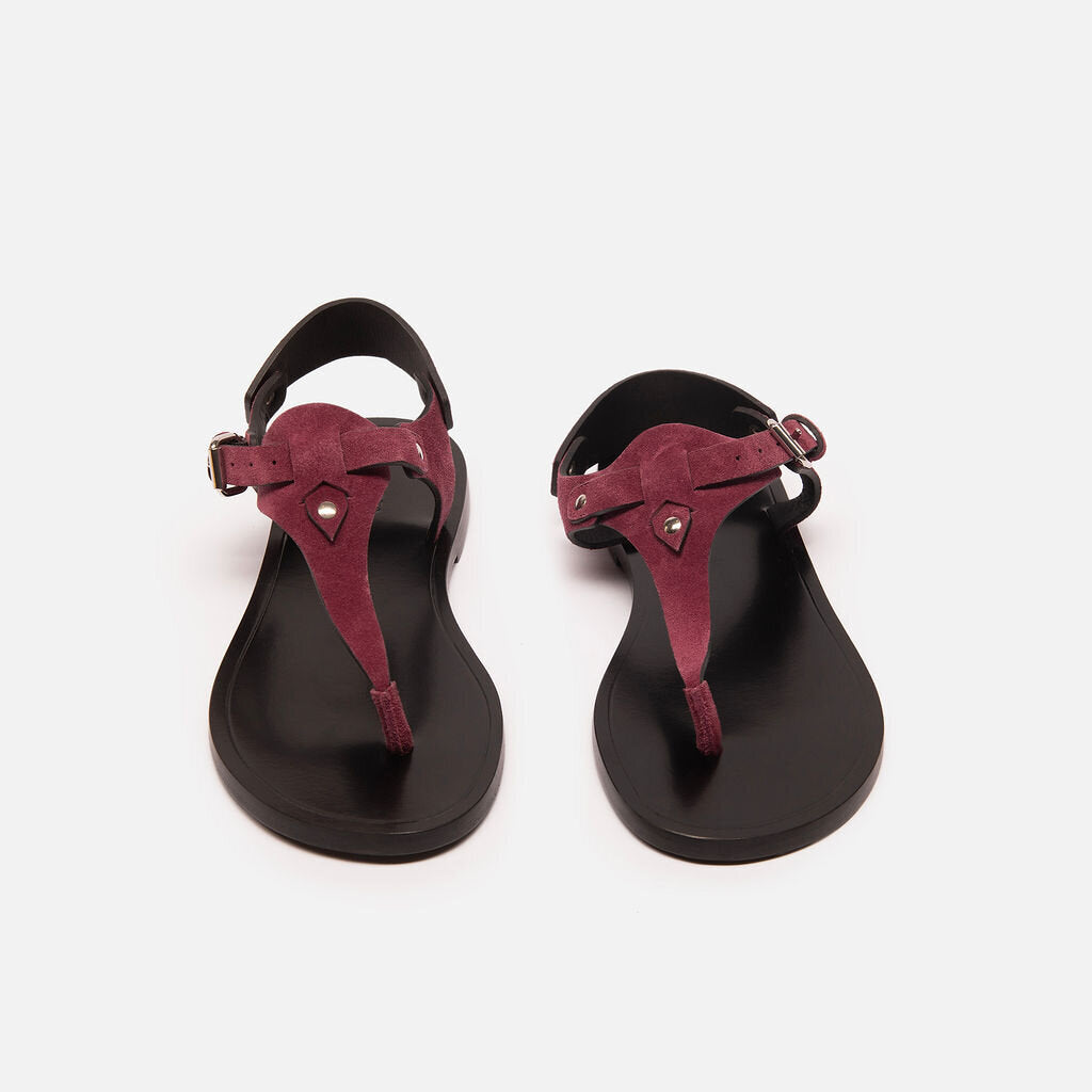 Isabel Marant Purple Suede Sandal