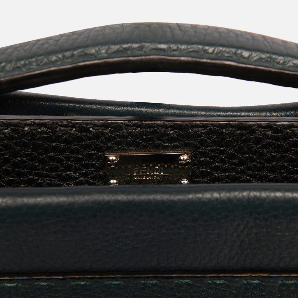 Fendi Dark Green Peekaboo w/ Strap