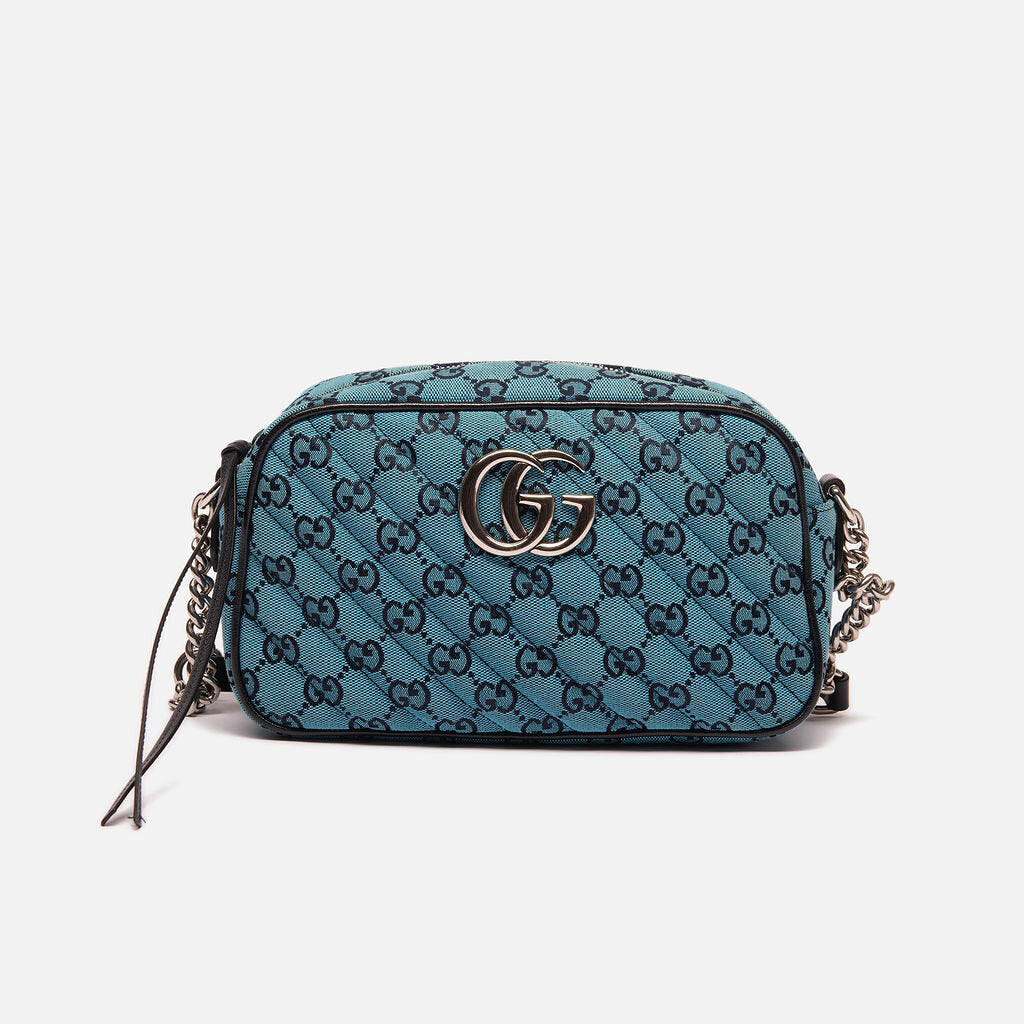 Gucci Teal Canvas Marmont