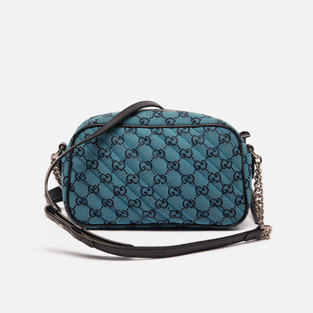 Gucci Teal Canvas Marmont