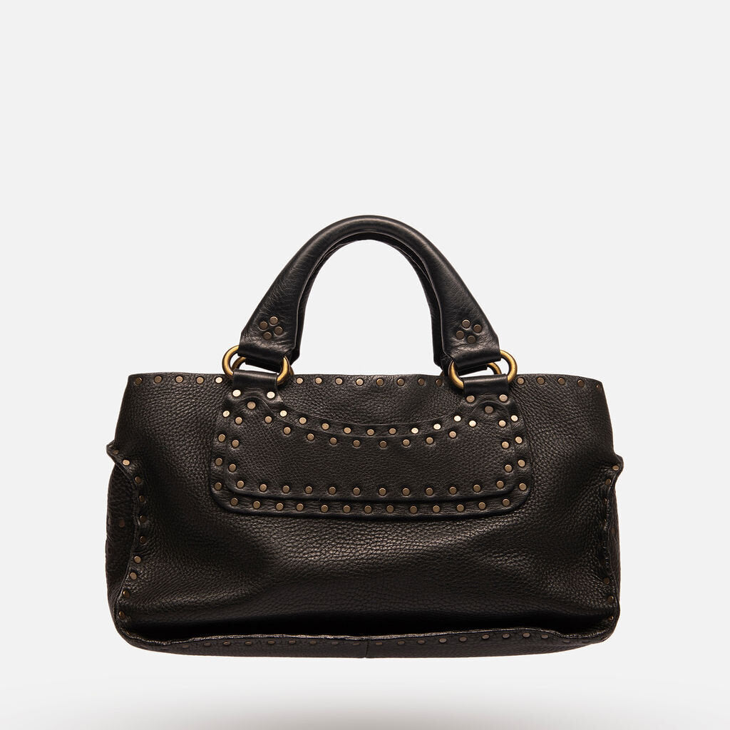 Celine Black Leather Boogie Bag