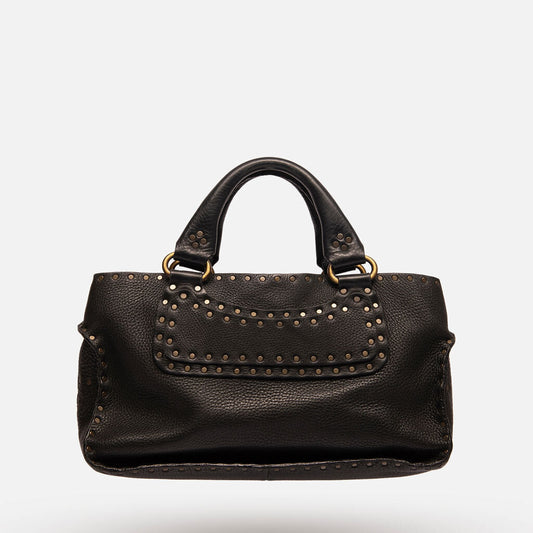 Celine Black Leather Boogie Bag