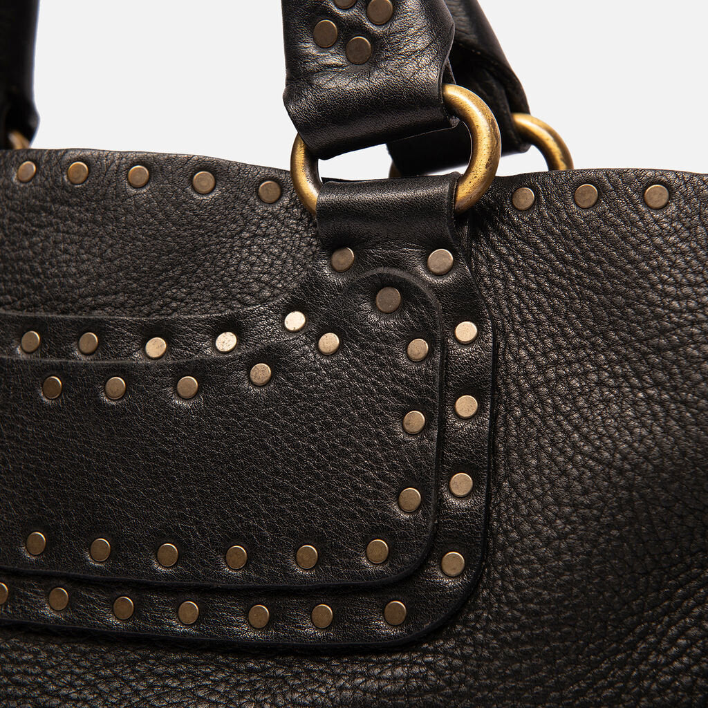 Celine Black Leather Boogie Bag