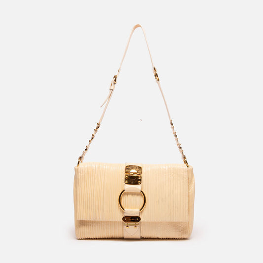 Miu Miu Cream Chain Shoulder Bag