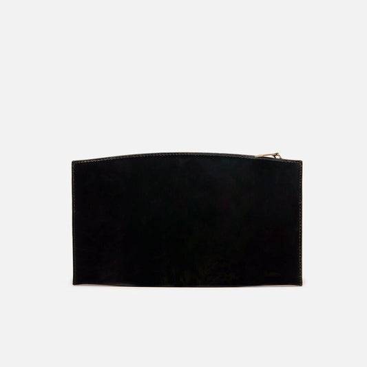 Reer Krakoff Black Patent Clutch