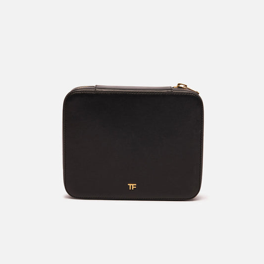 Tom Ford Black Leather Makeup Brush Holder