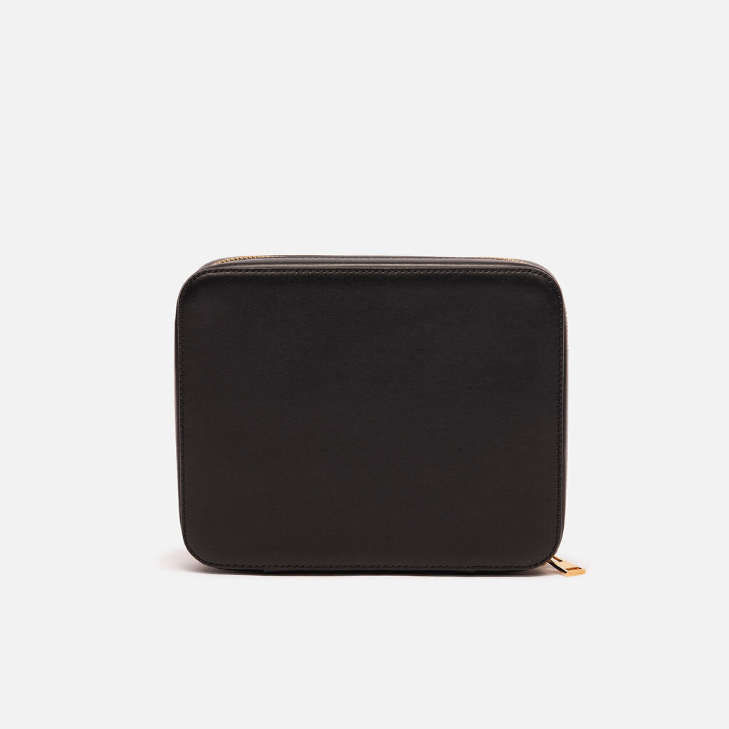 Tom Ford Black Leather Makeup Brush Holder