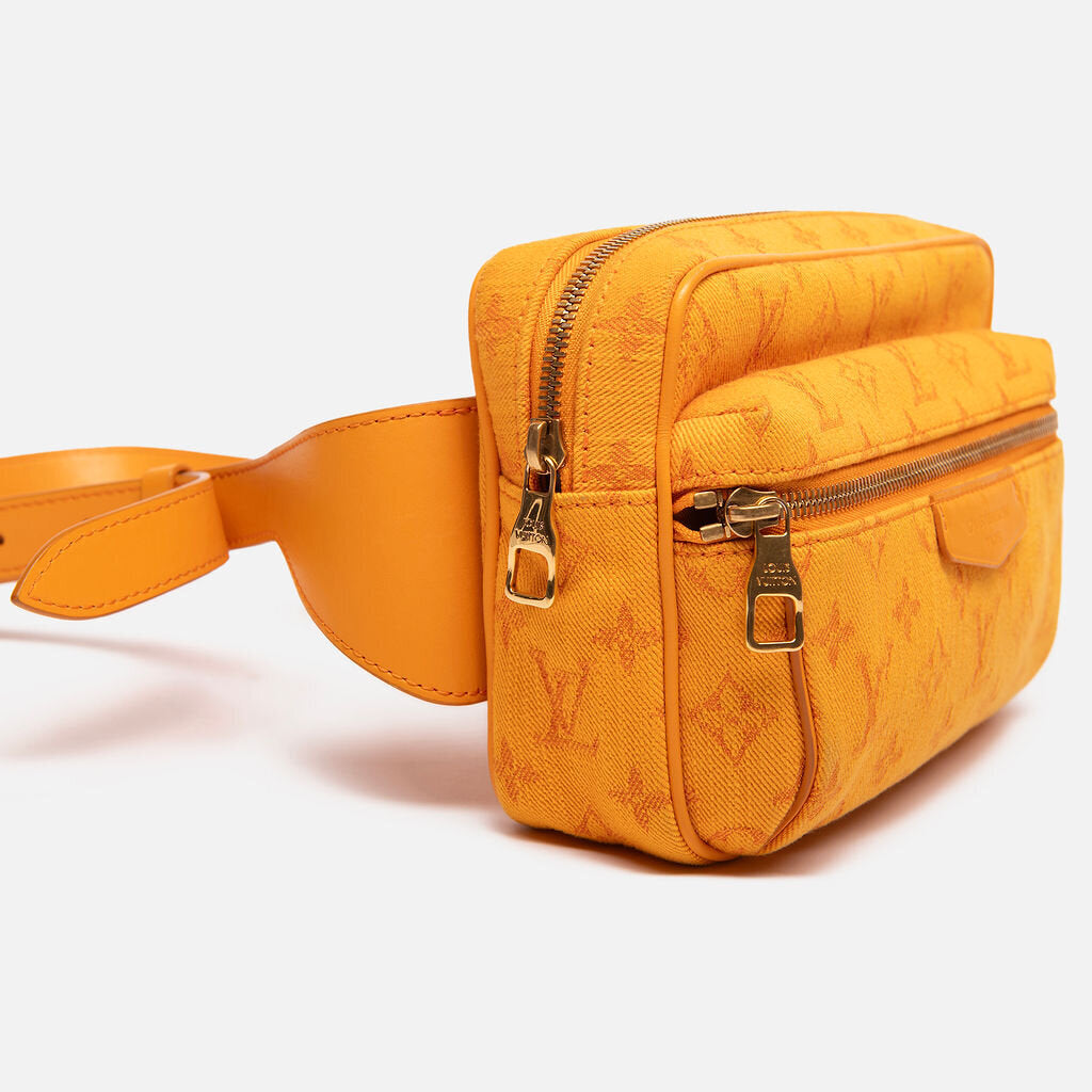 Louis Vuitton Yellow Denim Belt Bag