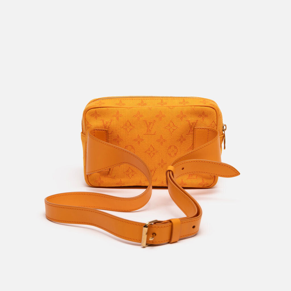 Louis Vuitton Yellow Denim Belt Bag