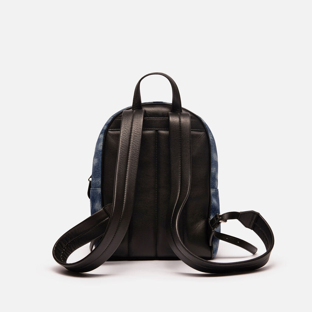 Burberry Quilted Denim TB Monogram Backpack