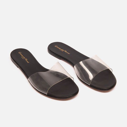 Gianvito Rossi Black PVC Sandal