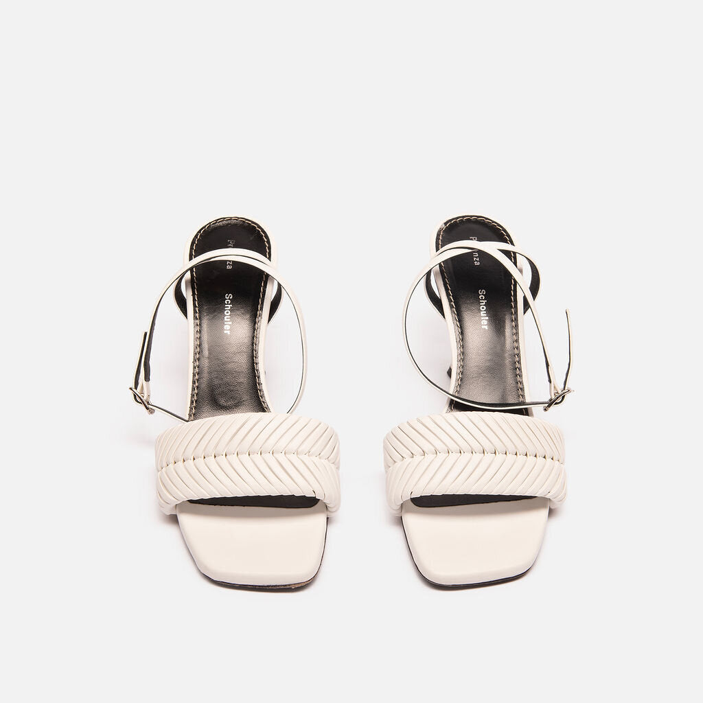 Proenza Schouler White Braided Heel Sandal