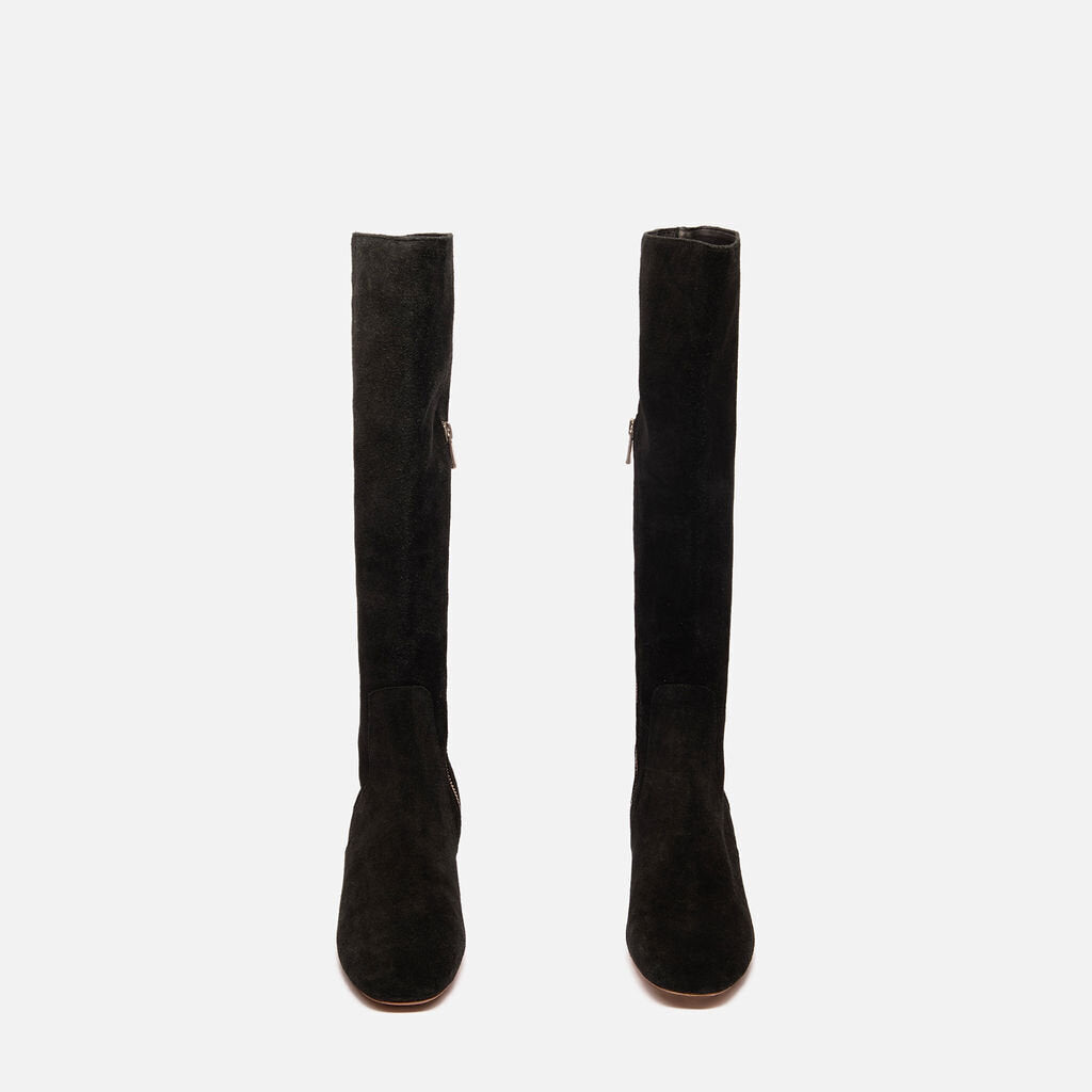 Doen Black Suede Boots