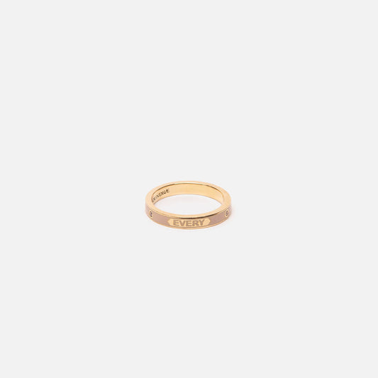 Foundrae Enamel Diamond Ring