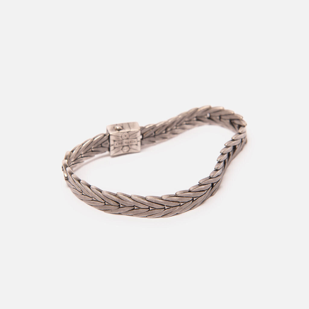 John Hardy Blackened Sterling Silver & Diamonds Bracelet