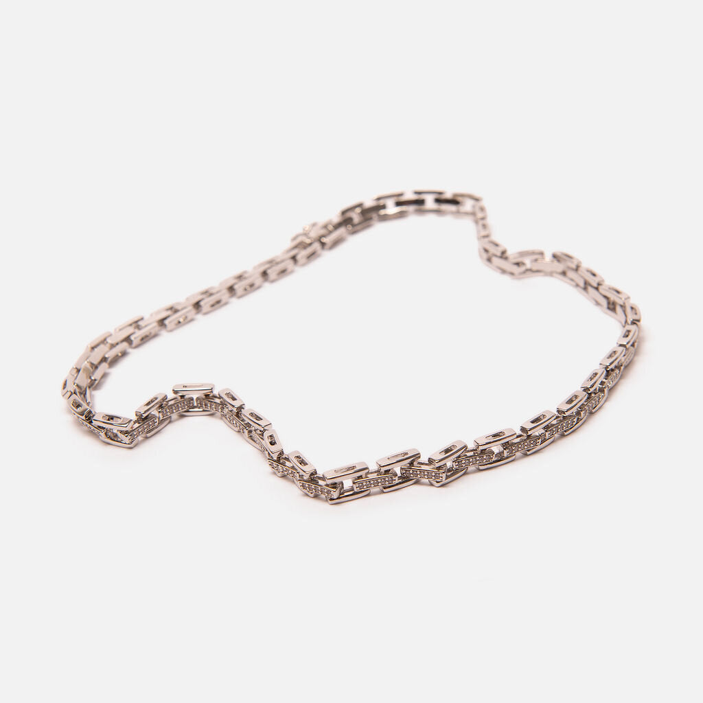 Jetsy Link Collar Necklace WG