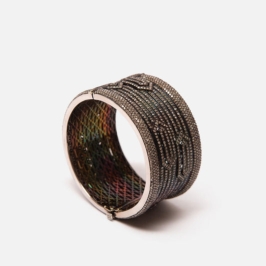 Iridescent Diamond Cuff