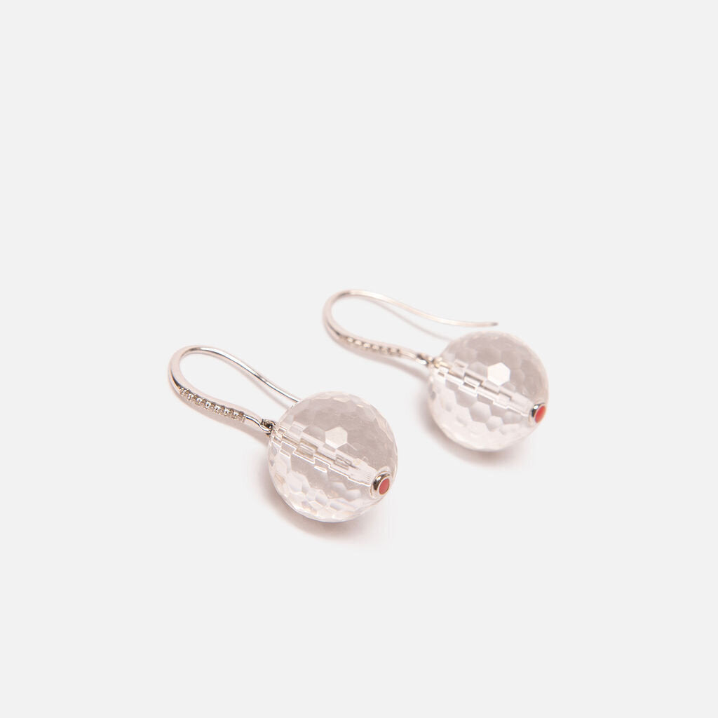 Ivanka Trump White Gold, Diamond & Crystal Earring