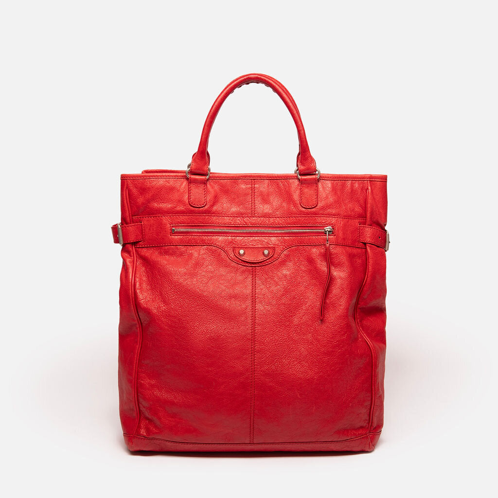 Balenciaga Red Motorcross Classic Bag