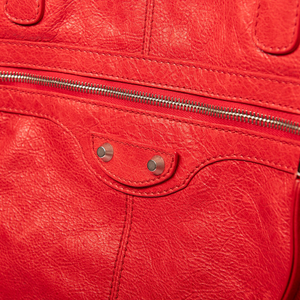 Balenciaga Red Motorcross Classic Bag