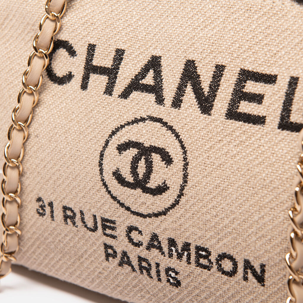 Chanel Small Grey Deauville w/Pouch