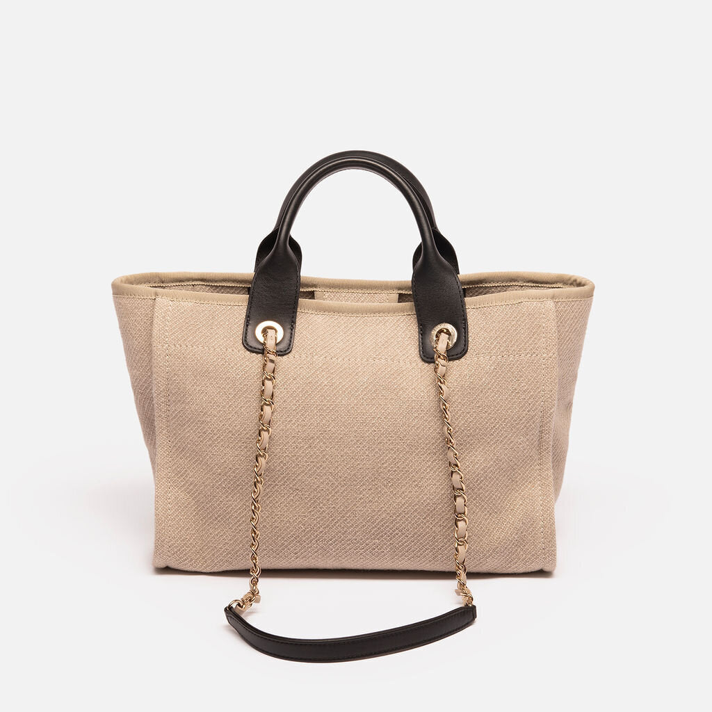 Chanel Small Grey Deauville w/Pouch