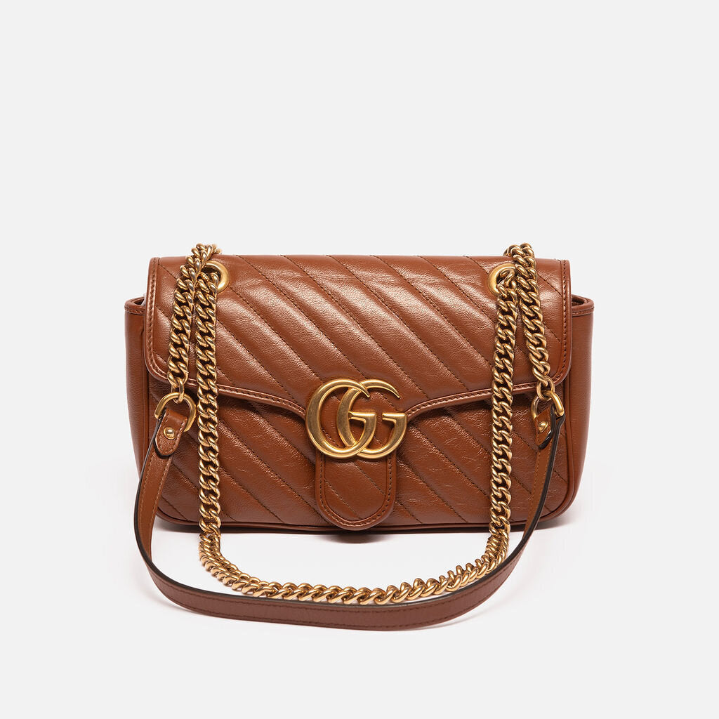 Gucci Caramel Medium Marmont Flap