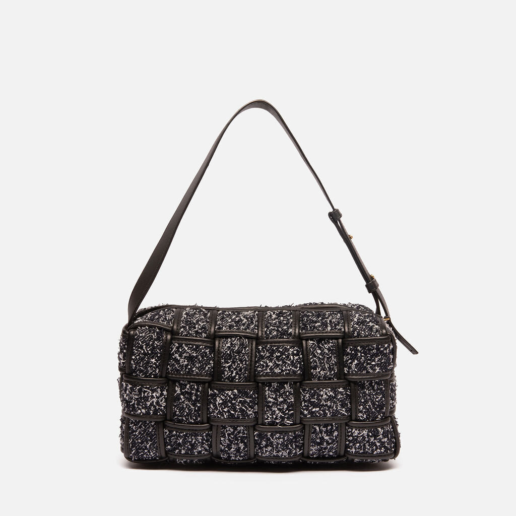 Bottega Veneta Rare Intrecciato Denim Casette