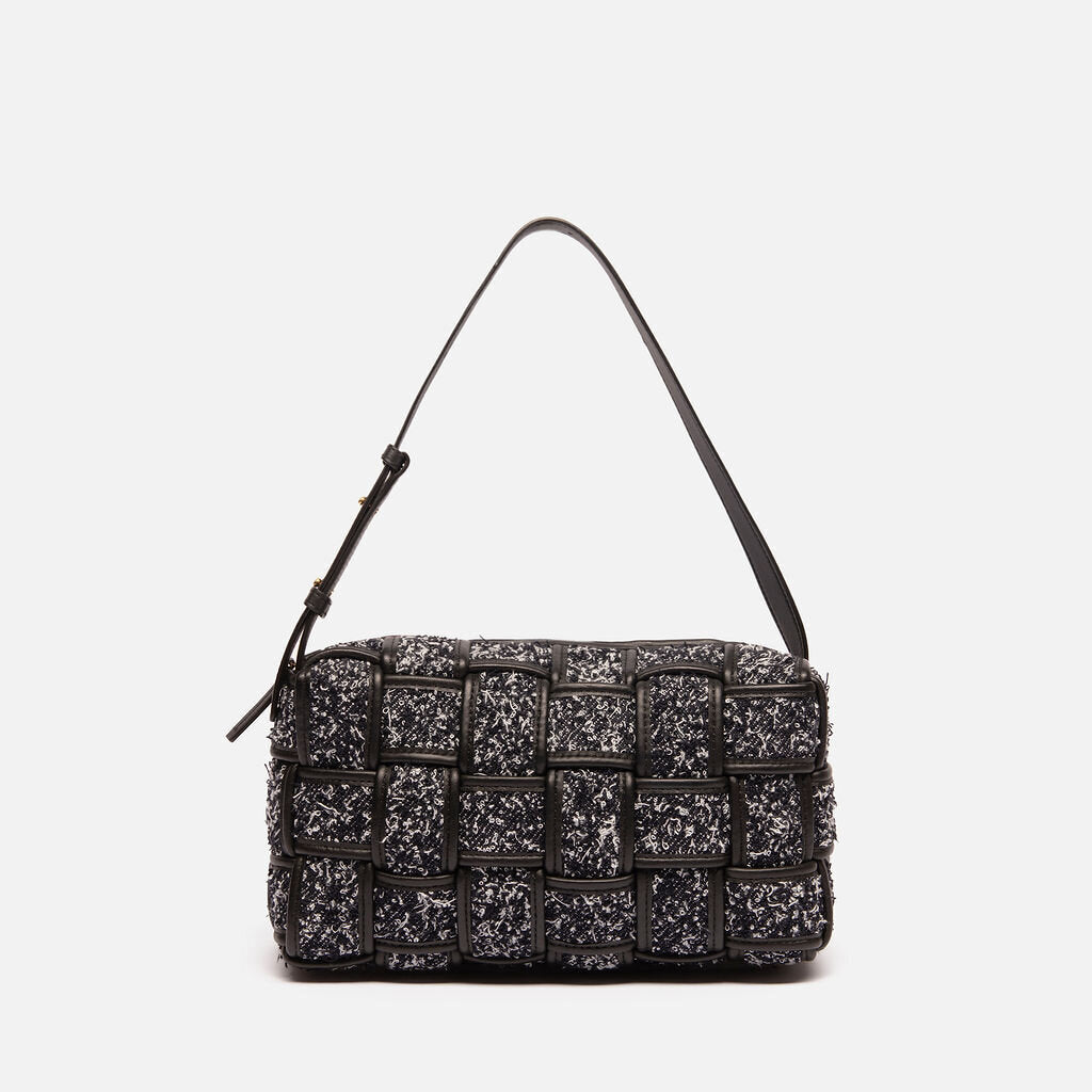Bottega Veneta Rare Intrecciato Denim Casette