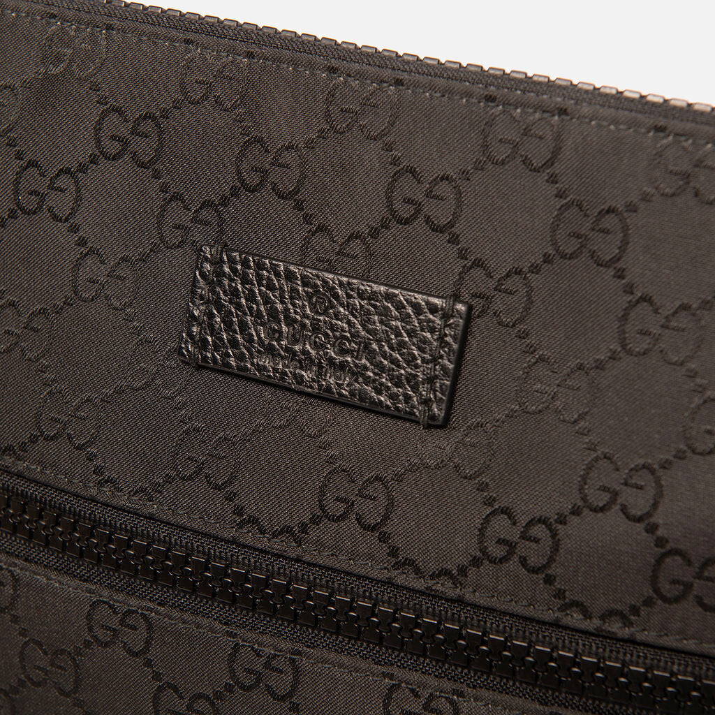 Gucci Black Monogram Crossbody Bag