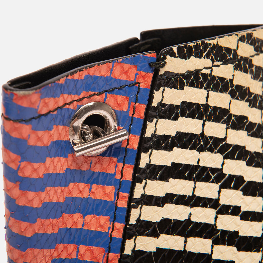 Proenza Schouler Multicolor Pattern Embossed Bucket Bag