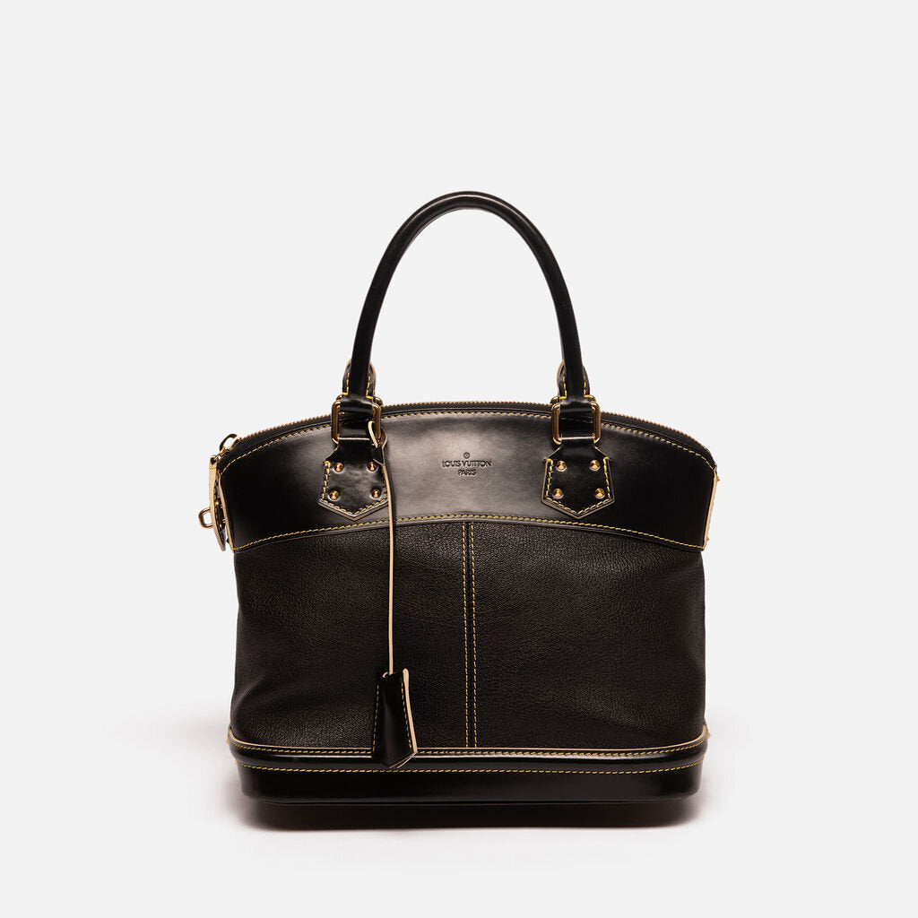 Louis Vuitton Black Suhali Lockit PM