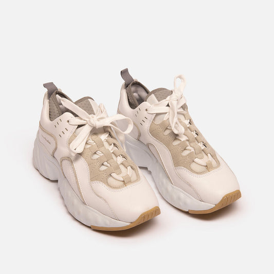 Acne Studios White Leather Chunky Sneakers