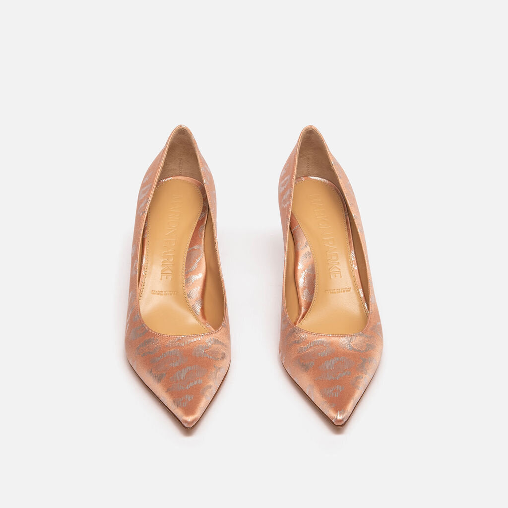 Marion Parke Blush Leopard Pump