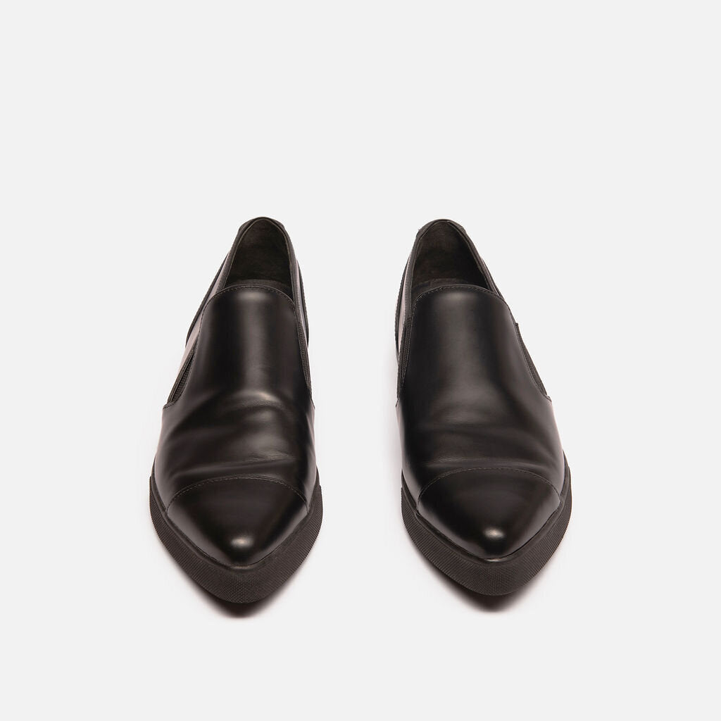 Vince Black Leather Shoes, 37.5