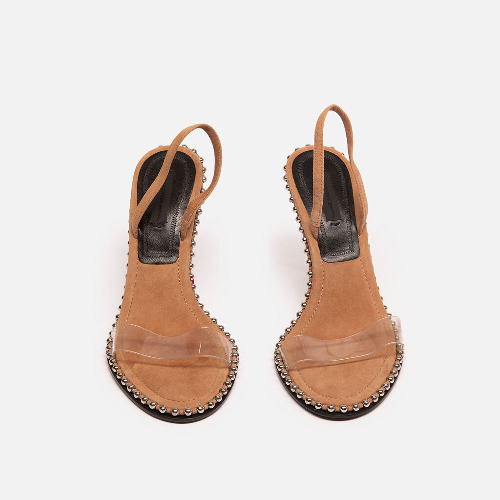Alexander Wang Alexander Wang Clear Strap Studded Heels