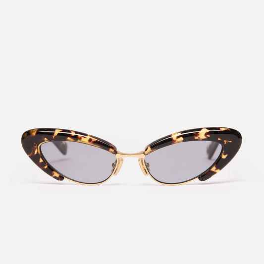 Bottega Veneta Brown Tortoise Sunglasses