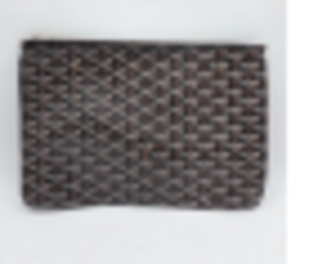 Black Goyardine MM Pouch