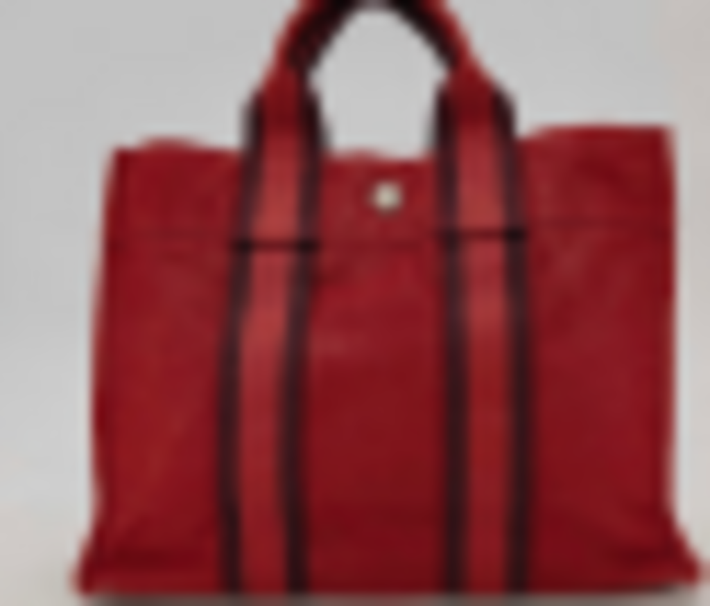 Red Canvas Tote