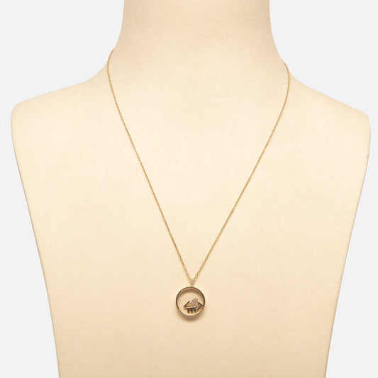 Jewels By Piper Yellow Gold "Love" Shaker Pendant Necklace