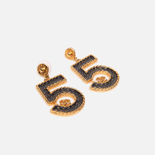 Chanel Gold 55 Rope Drop Earring