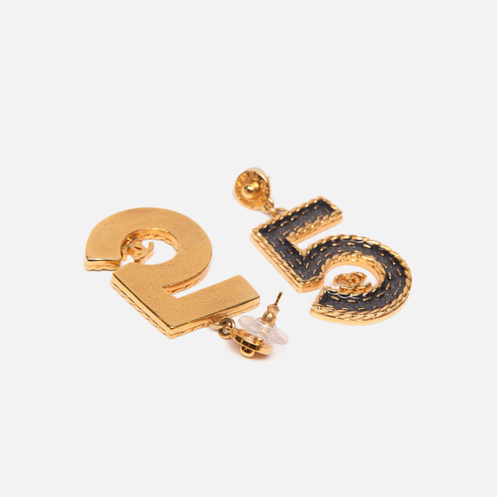 Chanel Gold 55 Rope Drop Earring