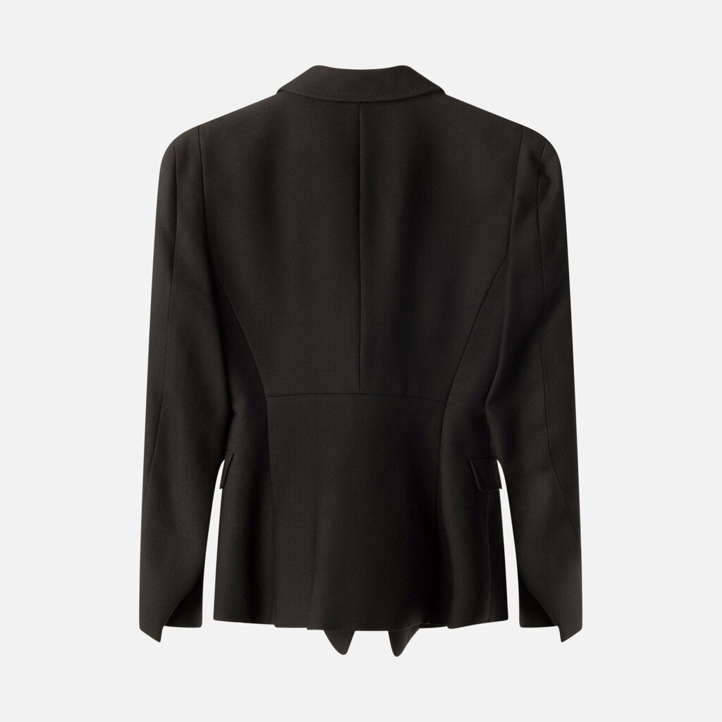 Valentino Black Dunettine Silk Blazer