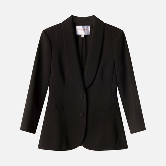 Carolina Herrera Black Wool Blazer