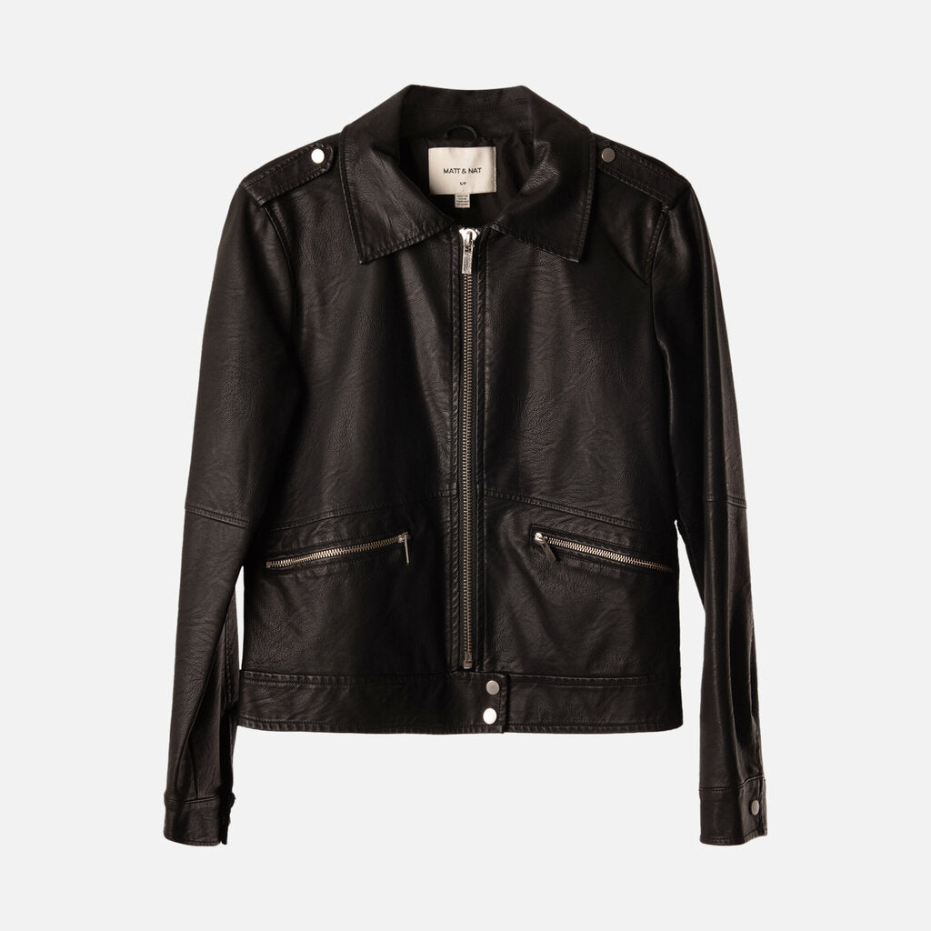 Matt & Nat Black Faux Leather Jacket