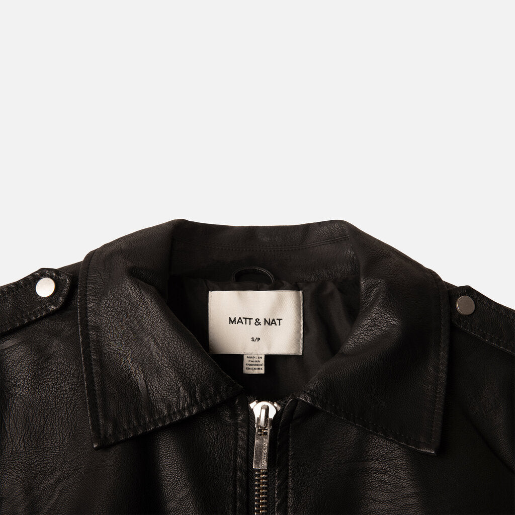 Matt & Nat Black Faux Leather Jacket